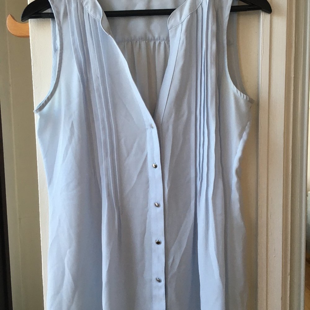Henley Button Blouse
